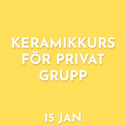 GRUPPBOKNING - 15 JAN