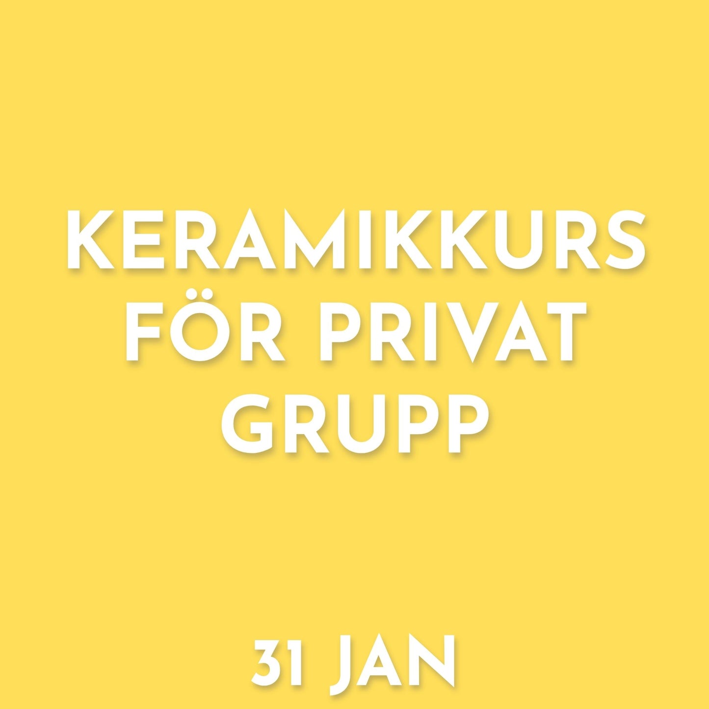 GRUPPBOKNING - 31 JAN